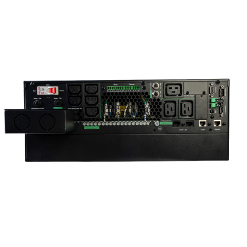 Systeme Electric Smart-Save Online SRTSE 2 поколения 8000 ВА/Вт, 4U,5 C13+3 C19,USB,RS-232,RS485,COM,сухие контакт,прлл