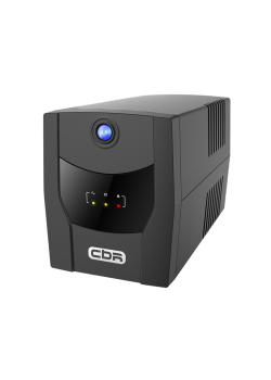Башенный линейно-интерактивный ИБП/ ИБП CBR [QTM-1200T-4F-LCUC] Line Interactive  1200VA/720W 7Ah12V*2 4 x Shuko, HID-USB, RJ45/11