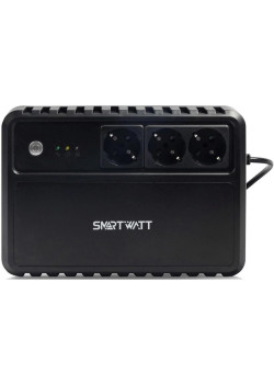 Источник бесперебойного питания Smartwatt Safe 1000 600Вт 1000ВА черный