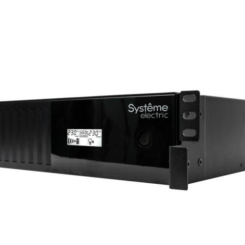 ИБП Systeme Electric Smart-Save SMT 1000 ВА, монтаж в стойку 2U, 230 В, 6 розеток  IEC C13, SmartSlot, AVR, LCD, USB HID