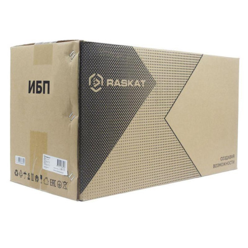 Источник бесперебойного питания  ИБП Raskat HIL-3000VA (3000VA, 1800Вт, 8xIEC320, LCD, USB type-B, 2xRJ-45)