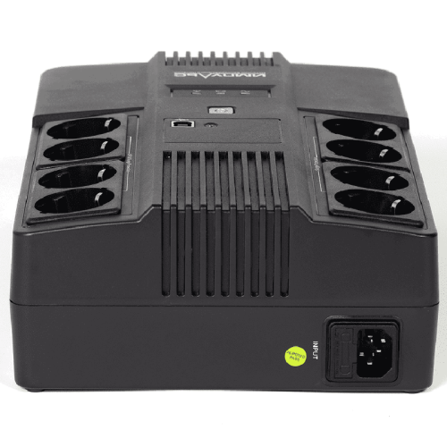ИБП МАСТЕР 1000, 1000/600 ВА/Вт, LED, USB, RJ11/RJ45, SCHUKOx8/ line-interactive AS brick
