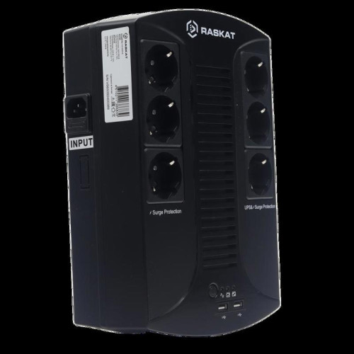 Источник бесперебойного питания  ИБП Raskat VS-650VA 650VA, 390Вт, 6хCEE 7
