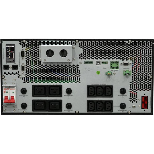 Источник бесперебойного питания Systeme Electriс SRT SRTSE6KRTXLIEC-NC 6000Вт 6000ВА черный