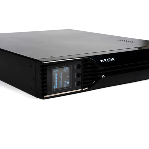 8960 RAPAN-UPS 3000 RACK+4x9Ah ИБП 2100 Вт, Line-interactive, синус, встроенные АКБ 6 шт.x 9Ah