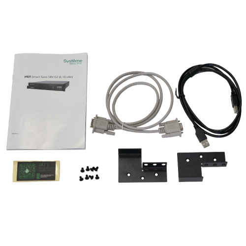 Systeme Electric Smart-Save Online SRV  10000 ВA, 10000 Вт, 230 В, 1:1, 2U+2U, конвертируемый форм-фактор, 16 шт. АКБ, 12В 9Ач, клеммы, размеры 440x600x174 мм