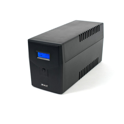 461 SKAT-UPS 2000-IN-2x9 ИБП Line interactive, 220 В, 2000ВА/1200Вт, LCD, 2 АКБ 9Ач, вых. роз 2Schuko + 2 C13, USB, RJ45,  внутр. меандр. стабилизация напряжения, ШГВ 158х198х380, вес 10.5кг