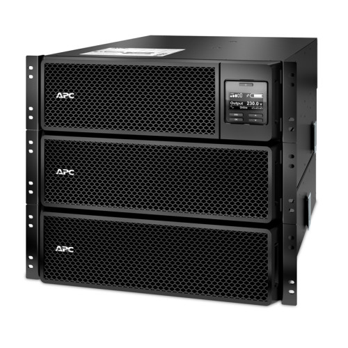 PC Smart-UPS On-Line,10 kW/10 kVA, input 230V/380V, output 230V, Interface Port Contact Closure, RJ-45 10/100 Base-T, RJ-45 Serial, Smart-Slot, USB, Extended runtime model, 6 U