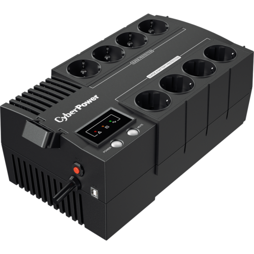 ИБП CyberPower BS650E NEW линейно-интерактивный 650ВА/390Вт, 4+4 евророзетки, USB/ UPS Line-Interactive CyberPower BS650E NEW 650VA/390W USB (4+4 EURO)