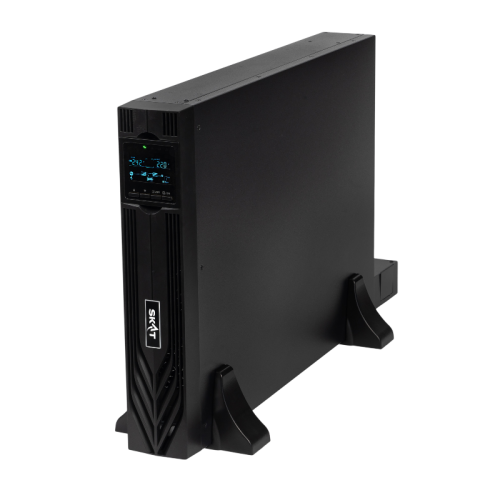 8777 SKAT-UPS 10000-RACK-ON P3 ИБП 10 кВа/10 кВт, 2U, On-Line, синус, внешн. АКБ 240В, ток заряда 15А, USB, RS232, RS485, параллельный порт, слот для карт (SNMP, реле), EPO, ШхГхВ 440х622х88, масса 17.0 кг