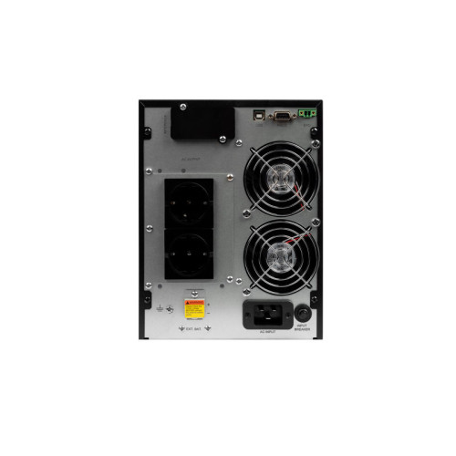 ИБП SMARTWATT UPS XPERT EURO 3kVA, Онлайн, мощность 3000/2700 ВА/Вт, напольный, LCD дисплей, Shuko CEE7/4 - 2 шт., батарея 12В 7Ач 6шт., 192x386x250мм., 20.5кг., артикул 3703020440003