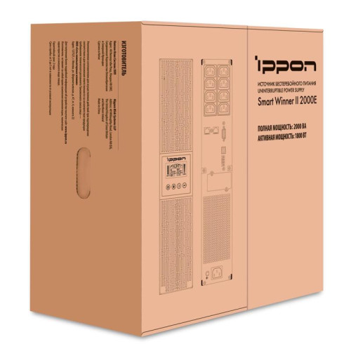 Источник бесперебойного питания Ippon Smart Winner II 2000E 1800Вт 2000ВА черный