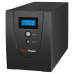 ИБП CyberPower VALUE 2200E, Line-Interactive, 2200VA/1320W, USB&Serial, RJ11/RJ45, 4 Schuko розетки, Black, 0.16х0.21х0.35м., 15.8кг./ UPS Line-Interactive CyberPower VALUE2200ELCD 2200VA/1320W USB/RS-232/RJ11/45 (4 EURO)