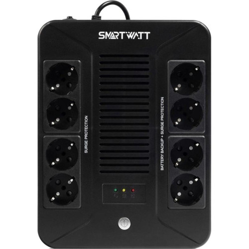 Источник бесперебойного питания Smartwatt SAFE PRO 600 360Вт 600ВА черный