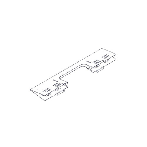 Divider with opening for laying Systeme Electric cables, on the roof of Uniprom Rack cabinets 600mm wide, 2 pcs.
