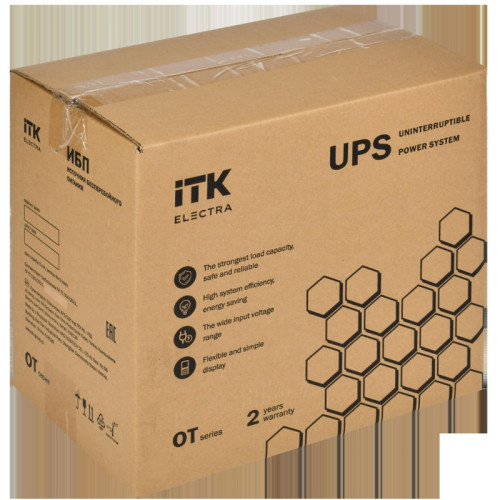 ITK ELECTRA OT ИБП 1кВА/1кВт LCD 24VDC с АКБ 2х9AH
