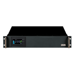 Источник бесперебойного питания Powercom King Pro RM KIN-1200AP LCD 960Вт 1200ВА черный/ UPS Powercom King Pro RM KIN-1200AP LCD 960W 1200Va black