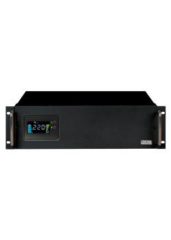 Источник бесперебойного питания Powercom King Pro RM KIN-2200AP LCD 1760Вт 2200ВА черный/ UPS Powercom King Pro RM KIN-2200AP LCD 1760W 2200Va black