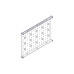 Fixed shelf Systeme Electric, Uniprom series, 1U, 650mm, 120kg