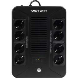 Источник бесперебойного питания Smartwatt SAFE PRO 800 480Вт 800ВА черный