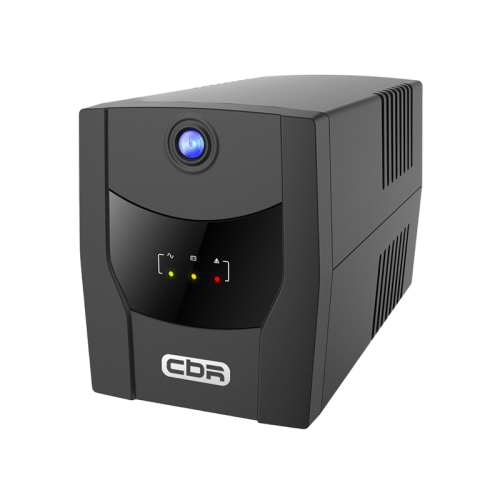 Башенный линейно-интерактивный ИБП/ ИБП CBR [QTM-1500T-4F-LCUC] Line Interactive  1500VA/900W 9Ah12V 4 x Shuko, HID-USB, RJ45/11