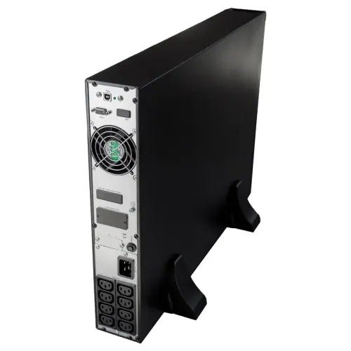 ИБП Ермак Онлайн стоечный 2U, 2000 ВА/2000 Вт, 8xIEC C13, EPO, USB, RS-232, 6x9Ач, ШхГхВ 440х600х86.5мм., вес 24.5кг.