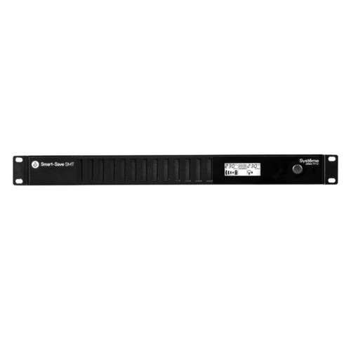 ИБП Systeme Electric Smart-Save SMT 750 ВА, монтаж в стойку 1U, 230 В, 4 розетки IEC C13, SmartSlot, AVR, LCD, USB HID ИБП Systeme Electric Smart-Save SMT 750 ВА, монтаж в стойку 1U, 230 В, 4 розетки IEC C13, SmartSlot, AVR, LCD, USB HID