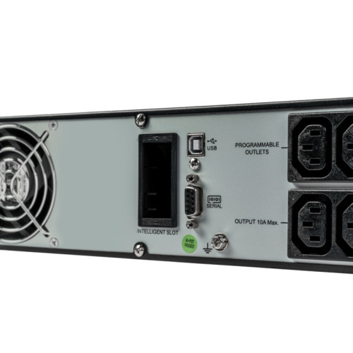 ИБП Systeme Electric Smart-Save Online SRV 2000 ВА, конвертируемый форм-фактор 2U, 230 В, 6 розеток IEC C13, SmartSlot, LCD, USB HID ИБП Systeme Electric Smart-Save Online SRV 2000 ВА, конвертируемый форм-фактор 2U, 230 В, 6 розеток IEC C13, SmartSlot, LCD, USB HID