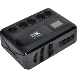 Источник бесперебойного питания ITK Electra ELT5-800VA-1-001 480Вт 800ВА черный