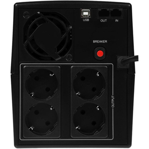 Источник бесперебойного питания Ippon Back Basic 2200 Euro 1320Вт 2200ВА черный