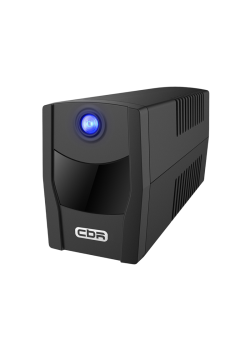Башенный линейно-интерактивный ИБП/ ИБП CBR [QTM-850T-2F-LCUC] Line Interactive  850VA/480W 9Ah12V 2 x Shuko, HID-USB, RJ45/11