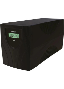 Источник бесперебойного питания Smartwatt UNI PRO LCD 1000 700Вт 1000ВА черный