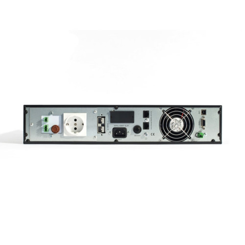 8778 SKAT-UPS 1000-RACK-ON-V P3 ИБП 1000ВА/1000 Вт, 2U, On-Line, синус, внешн. АКБ 24В, 12 В 5А, ~24 В 5А, USB, RS232, RS485, параллельный порт, слот для карт (SNMP, реле), EPO, ШхГхВ 440х329х87, масса 5.6 кг