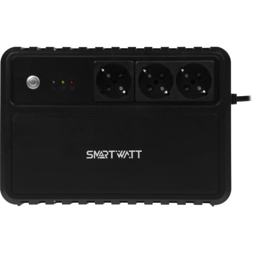 Источник бесперебойного питания Smartwatt Safe 800 480Вт 800ВА черный