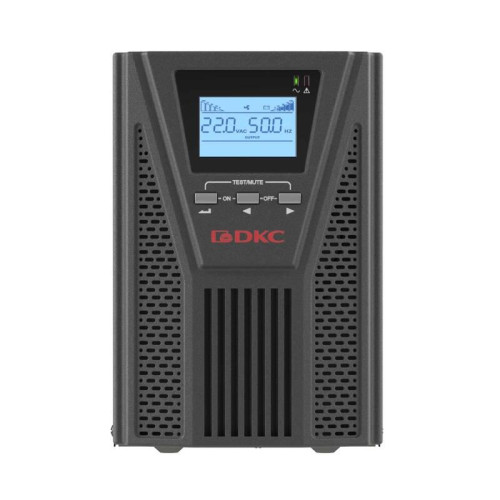 Онлайн ИБП ДКС серии Small Tower, 1000 ВА/900 Вт, клеммы, EPO, USB, RS- 232, RJ45, з/у 1А, 3 x 7 Ач Онлайн ИБП ДКС серии Small Tower, 1000 ВА/900 Вт, клеммы, EPO, USB, RS- 232, RJ45, з/у 1А, 3 x 7 Ач