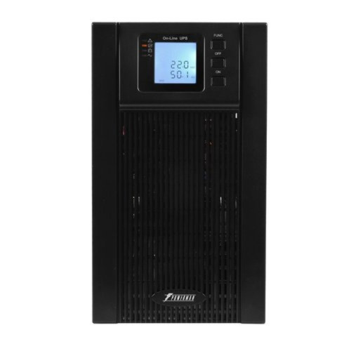 ИБП POWERMAN Online 2000, LCD, двойного преобразования, 2000ВА, 1800Вт, 2 евророзетки с резервным питанием, USB, RS232, слот SNMP, разъем EPO, внешний блок батарей (в комплект не входит), 191 х 460 х 337 мм., 10.5 кг./ UPS POWERMAN Online 2000, LCD, dual 