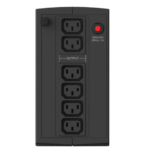 Башенный линейно-интерактивный ИБП/ ИБП CBR [ELN-1100T-6I-LD] Line Interactive  1100VA/600W 7Ah12V 6 x С13