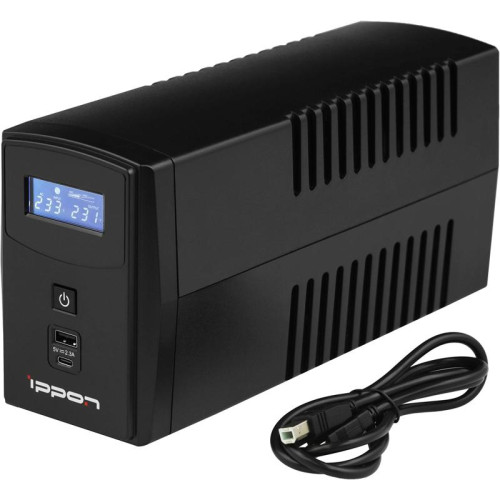 Источник бесперебойного питания Ippon Back Power Pro II 500 300Вт 500ВА черный