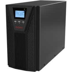 Онлайн ИБП ДКС серии Small Tower, 3000 ВА/2700 Вт, 1/1, 4xSchuko, EPO, USB, RS-232, RJ45, 8x7Ач