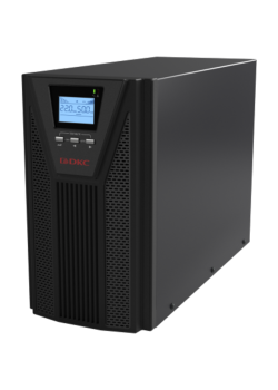 Онлайн ИБП ДКС серии Small Tower, 3000 ВА/2700 Вт, 1/1, 4xSchuko, EPO, USB, RS-232, RJ45, 8x7Ач
