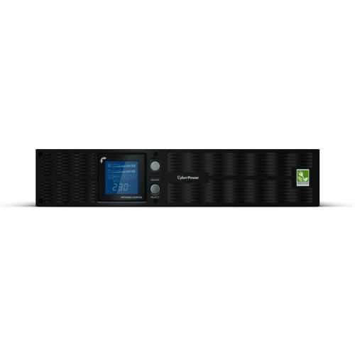 ИБП CyberPower PR1500ELCDRT2U, Rackmount, Line-Interactive, 1500VA/1350W, 8 IEC-320 С13 розеток, USB&Serial, RJ11/RJ45, SNMPslot, LCD дисплей, Black, 0.5х0.6х0.3м., 30.2кг./ UPS Line-Interactive CyberPower PR1500ELCDRT2U 1500VA/1350W USB/RS-232/Dry/EPO/SN