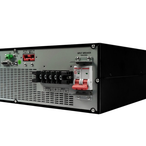 ИБП Systeme Electric Smart-Save Online SRV 10000 ВА, монтаж в стойку 5U, 230 В, 1:1, клеммный вход/выход, SmartSlot, LCD, USB, версия с возможностью увеличения времени автономии, 2 кор.