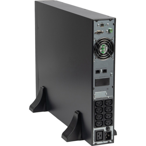 8773 SKAT-UPS 3000-RACK-ON-6X9-E P3 ИБП 3000ВА/3000 Вт, 2U, On-Line, синус, встр. АКБ 72В (6x9Ач), 8хC13+1xC19, USB, RS232, RS485, параллельный порт, слот для карт (SNMP, реле), EPO, ШхГхВ 440х605х88, масса 30.4 кг