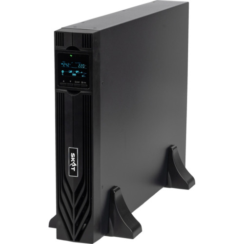 8773 SKAT-UPS 3000-RACK-ON-6X9-E P3 ИБП 3000ВА/3000 Вт, 2U, On-Line, синус, встр. АКБ 72В (6x9Ач), 8хC13+1xC19, USB, RS232, RS485, параллельный порт, слот для карт (SNMP, реле), EPO, ШхГхВ 440х605х88, масса 30.4 кг