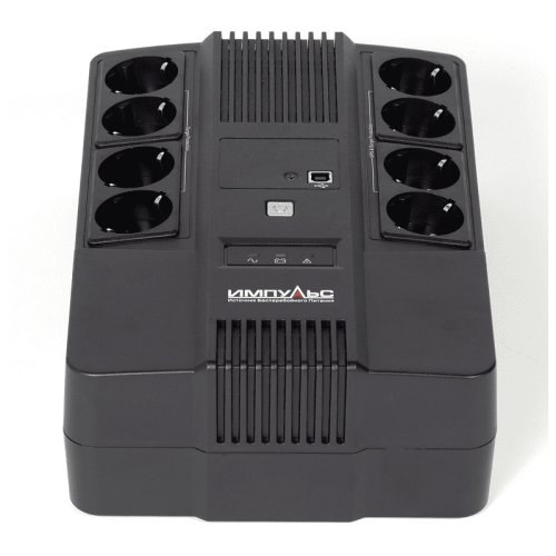ИБП МАСТЕР 1000, 1000/600 ВА/Вт, LED, USB, RJ11/RJ45, SCHUKOx8/ line-interactive AS brick
