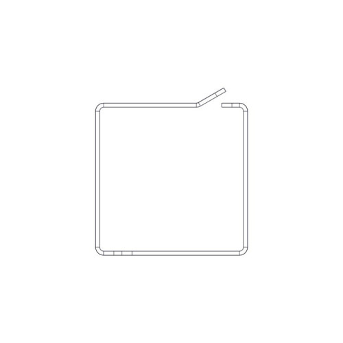 Metal ring Systeme Electric, for laying cables, Uniprom series, 10 pcs.