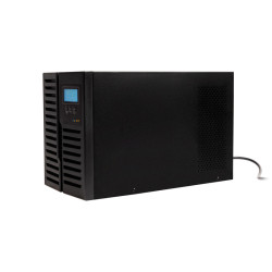 ИБП SMARTWATT UPS XPERT EURO 3kVA, Онлайн, мощность 3000/2700 ВА/Вт, напольный, LCD дисплей, Shuko CEE7/4 - 2 шт., батарея 12В 7Ач 6шт., 192x386x250мм., 20.5кг., артикул 3703020440003
