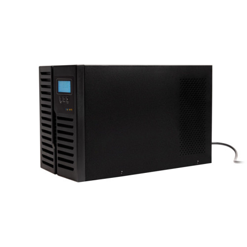 ИБП SMARTWATT UPS XPERT EURO 3kVA, Онлайн, мощность 3000/2700 ВА/Вт, напольный, LCD дисплей, Shuko CEE7/4 - 2 шт., батарея 12В 7Ач 6шт., 192x386x250мм., 20.5кг., артикул 3703020440003