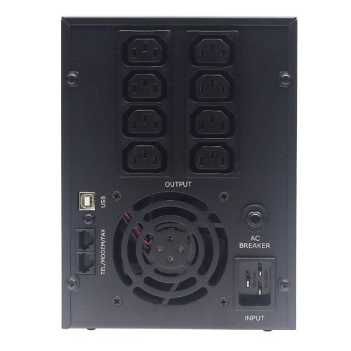 Источник бесперебойного питания  ИБП Raskat HIL-3000VA (3000VA, 1800Вт, 8xIEC320, LCD, USB type-B, 2xRJ-45)