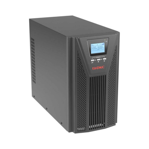 Онлайн ИБП ДКС серии Small Tower, 3000 ВА/2700 Вт, 1/1, 4xSchuko, EPO, USB, RS-232, RJ45, з/у 6А, без АКБ Онлайн ИБП ДКС серии Small Tower, 3000 ВА/2700 Вт, 1/1, 4xSchuko, EPO, USB, RS-232, RJ45, з/у 6А, без АКБ